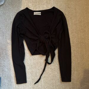 Long sleeve crop top